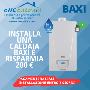 installa una caldaia baxi e risparmia 200 euro